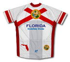Florida Flag Short Sleeve Cycling Jersey for Men and Women