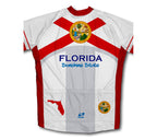 Florida Flag Short Sleeve Cycling Jersey for Men and Women