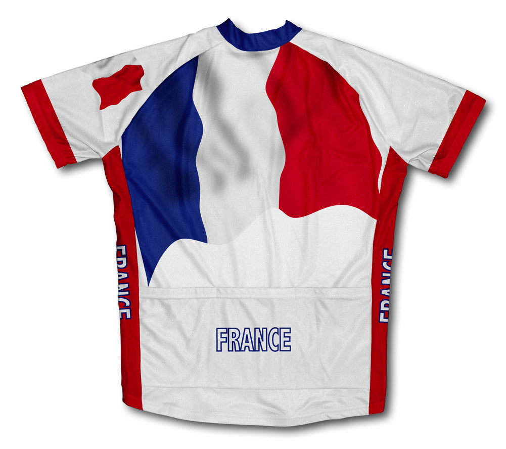 France Flag Cycling Jersey for Men and Women