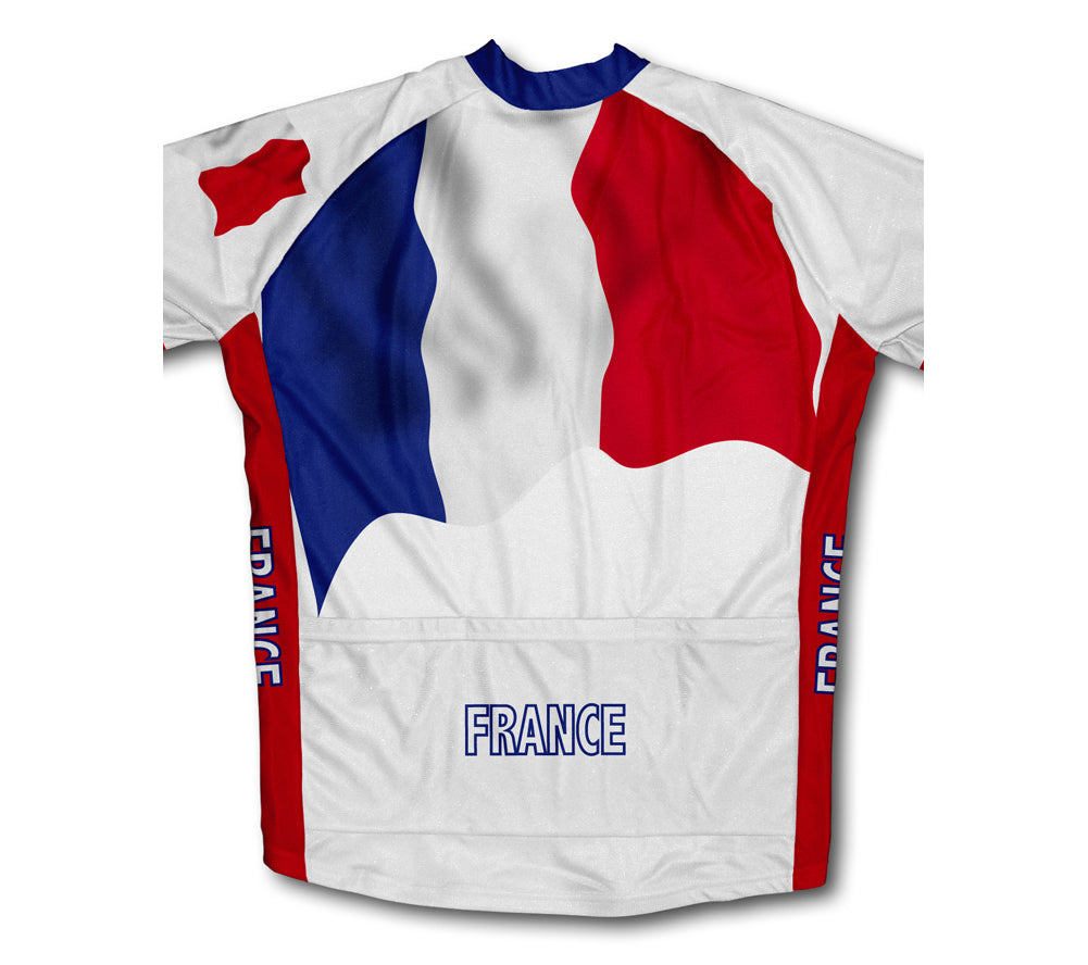 France Flag Cycling Jersey for Men and Women