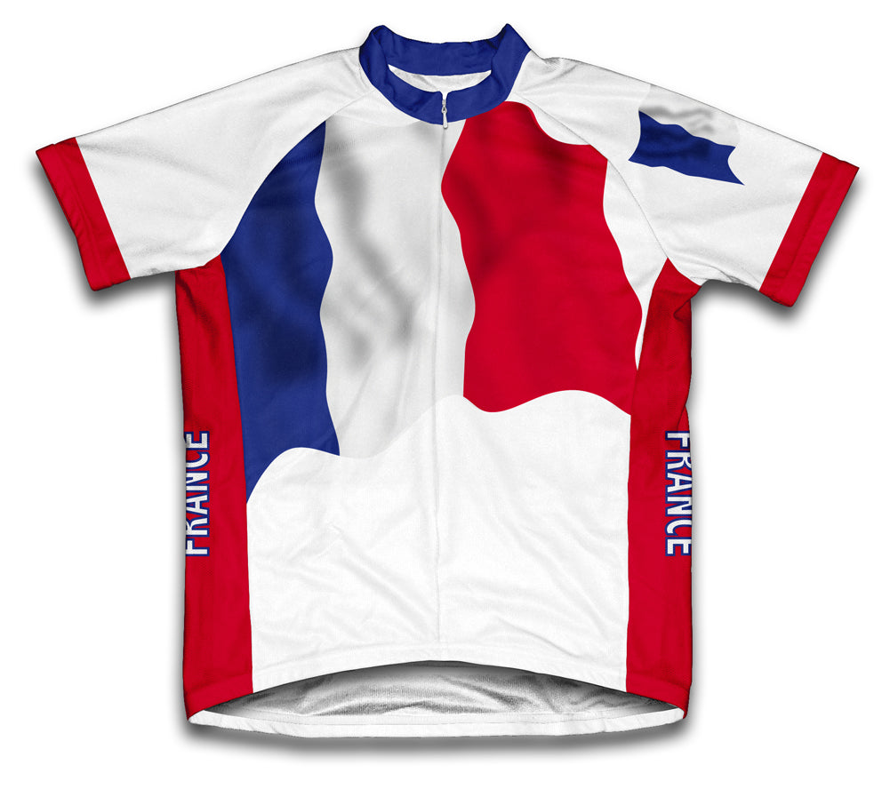 France Flag Cycling Jersey for Men and Women