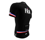France Black CODE Short Sleeve Cycling PRO Jersey for Men and Women