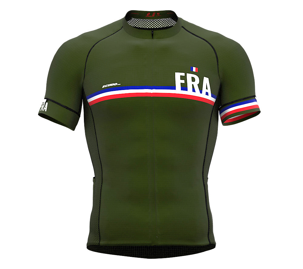 France Green CODE Short Sleeve Cycling PRO Jersey for Men and WomenFrance Green CODE Short Sleeve Cycling PRO Jersey for Men and Women