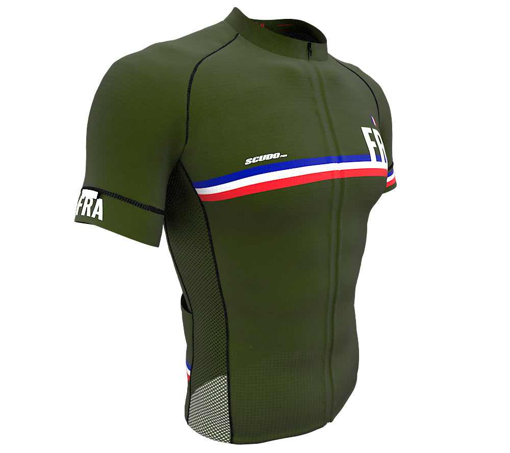 France Green CODE Short Sleeve Cycling PRO Jersey for Men and Women