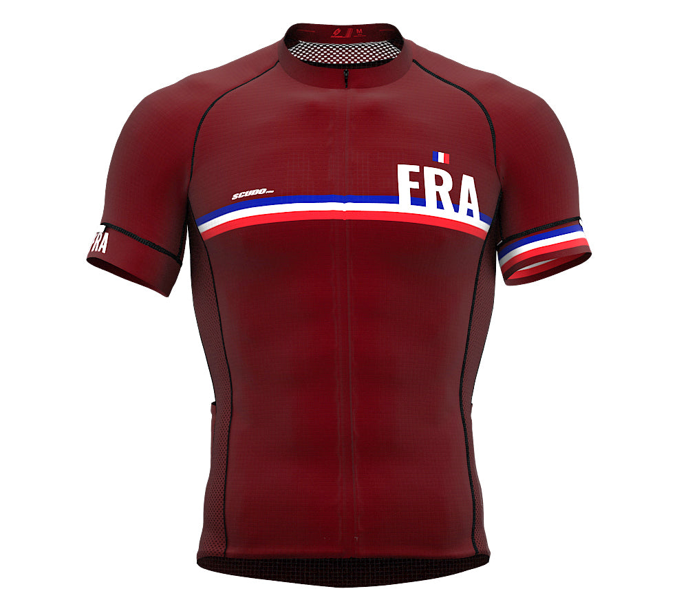 France Vine CODE Short Sleeve Cycling PRO Jersey for Men and WomenFrance Vine CODE Short Sleeve Cycling PRO Jersey for Men and Women