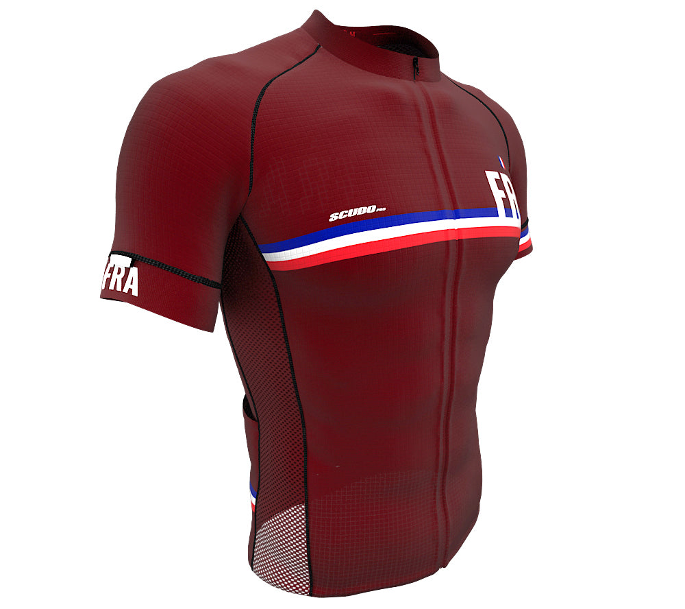 France Vine CODE Short Sleeve Cycling PRO Jersey for Men and Women