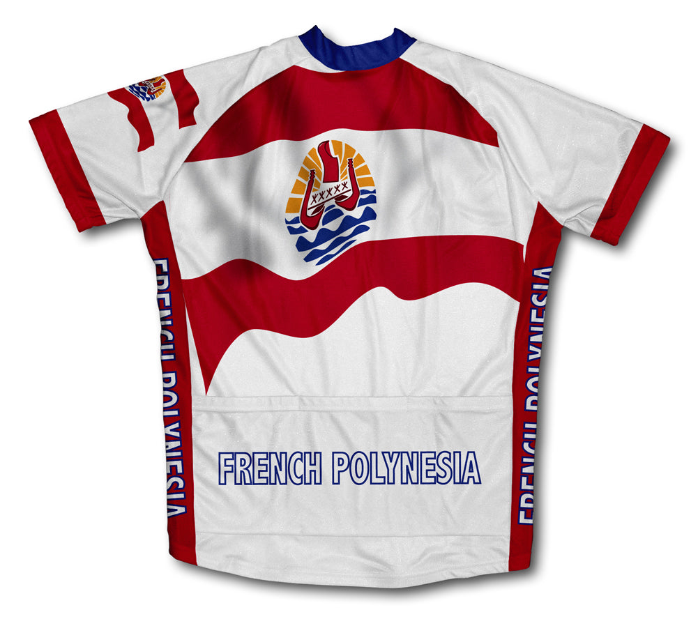 French Polynesia Flag Cycling Jersey for Men and Women