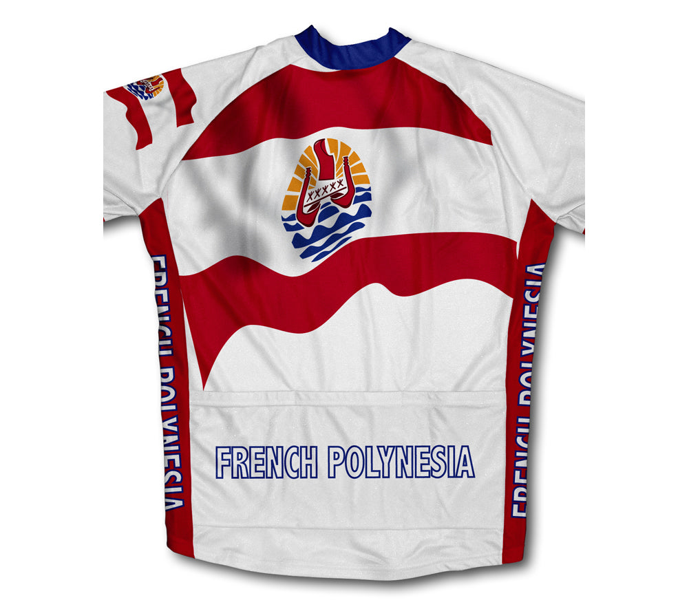 French Polynesia Flag Cycling Jersey for Men and Women