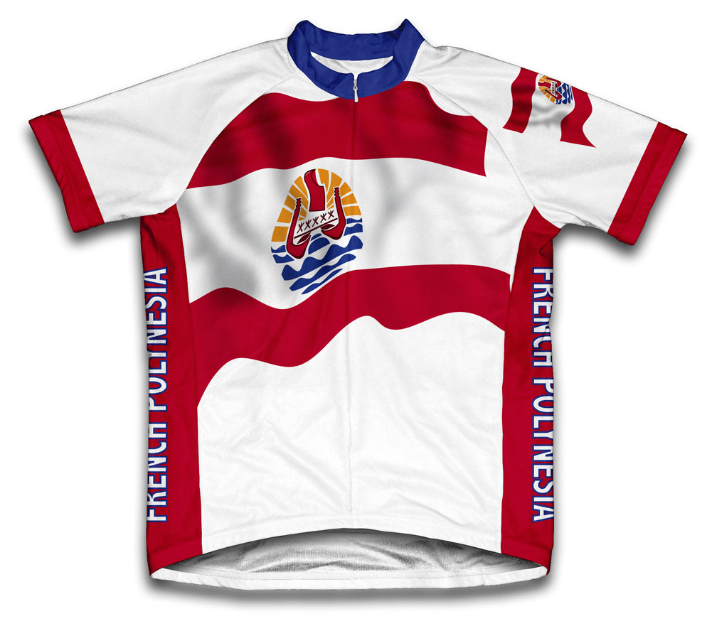 French Polynesia Flag Cycling Jersey for Men and Women