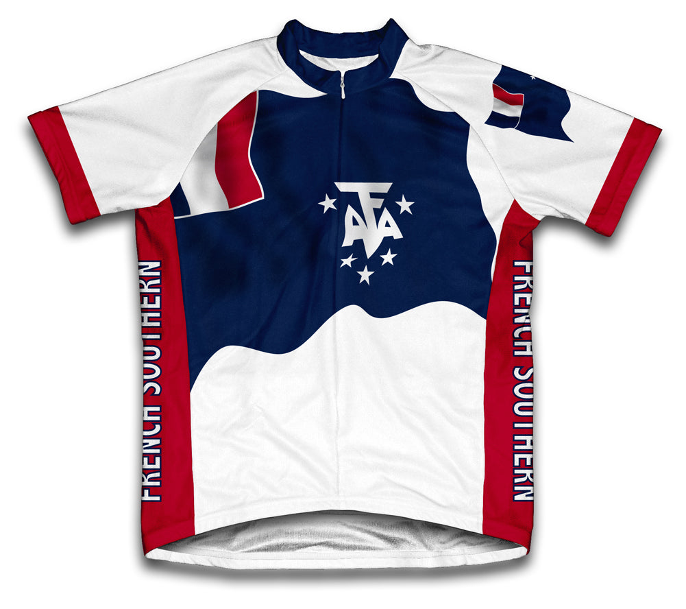 French Southern Flag Cycling Jersey for Men and Women