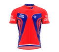 French Southern  Full Zipper Bike Short Sleeve Cycling Jersey