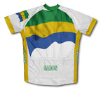 Gabon Flag Cycling Jersey for Men and Women