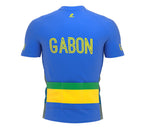 Gabon  Full Zipper Bike Short Sleeve Cycling Jersey
