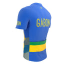 Gabon  Full Zipper Bike Short Sleeve Cycling Jersey