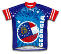 Georgia Short Sleeve Cycling Jersey for Men and Women