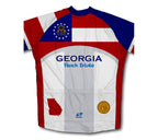 Georgia Flag Winter Thermal Cycling Jersey
