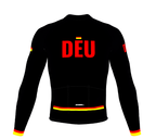 ScudoPro Pro Thermal Long Sleeve Cycling Jersey Country CODE Germany Black | Men and Women