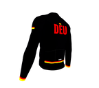 ScudoPro Pro Thermal Long Sleeve Cycling Jersey Country CODE Germany Black | Men and Women