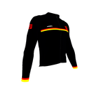 ScudoPro Pro Thermal Long Sleeve Cycling Jersey Country CODE Germany Black | Men and Women