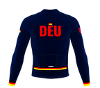 ScudoPro Pro Thermal Long Sleeve Cycling Jersey Country CODE Germany Blue | Men and Women