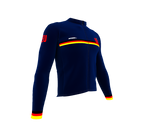 ScudoPro Pro Thermal Long Sleeve Cycling Jersey Country CODE Germany Blue | Men and Women