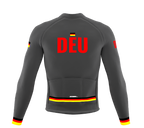 ScudoPro Pro Thermal Long Sleeve Cycling Jersey Country CODE Germany Gray | Men and Women