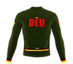 ScudoPro Pro Thermal Long Sleeve Cycling Jersey Country CODE Germany Green | Men and Women