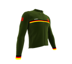 ScudoPro Pro Thermal Long Sleeve Cycling Jersey Country CODE Germany Green | Men and Women