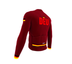 ScudoPro Pro Thermal Long Sleeve Cycling Jersey Country CODE Germany Vine | Men and Women