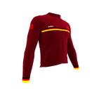 ScudoPro Pro Thermal Long Sleeve Cycling Jersey Country CODE Germany Vine | Men and Women