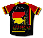 Germany Short Sleeve Cycling Jersey for Men and Women
