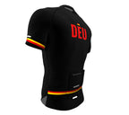 Germany Black CODE Short Sleeve Cycling PRO Jersey for Men and Women