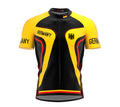Germany  Full Zipper Bike Short Sleeve Cycling Jersey