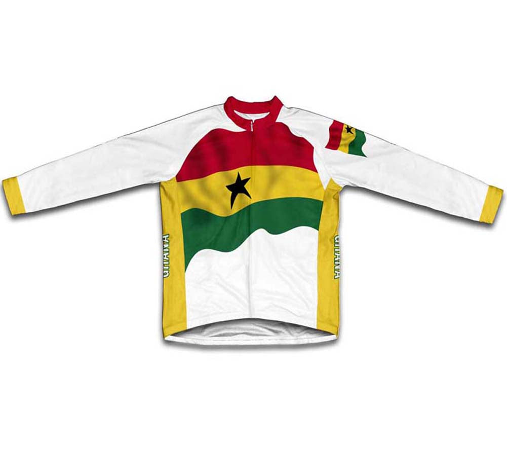 Ghana Flag Cycling Jersey for Men and Women