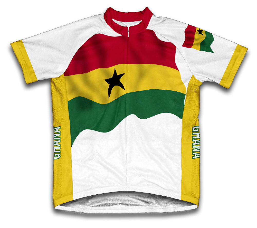Ghana Flag Cycling Jersey for Men and Women