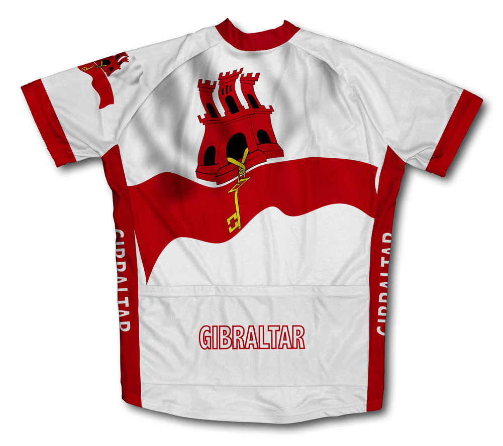 Gibraltar Flag Cycling Jersey for Men and Women