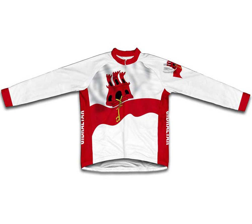 Gibraltar Flag Cycling Jersey for Men and Women