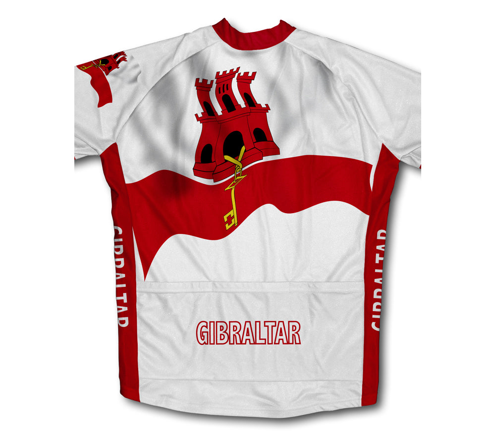 Gibraltar Flag Cycling Jersey for Men and Women
