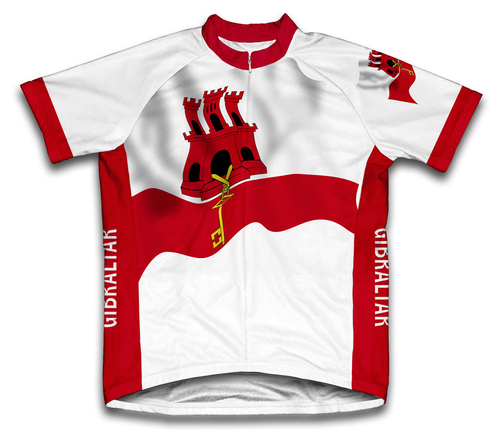 Gibraltar Flag Cycling Jersey for Men and Women