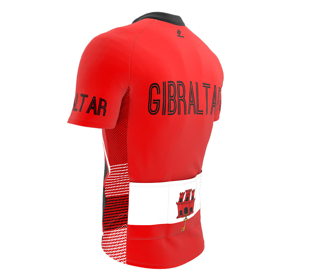 Gibraltar  Full Zipper Bike Short Sleeve Cycling Jersey
