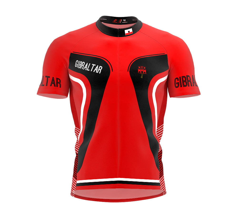Gibraltar  Full Zipper Bike Short Sleeve Cycling Jersey