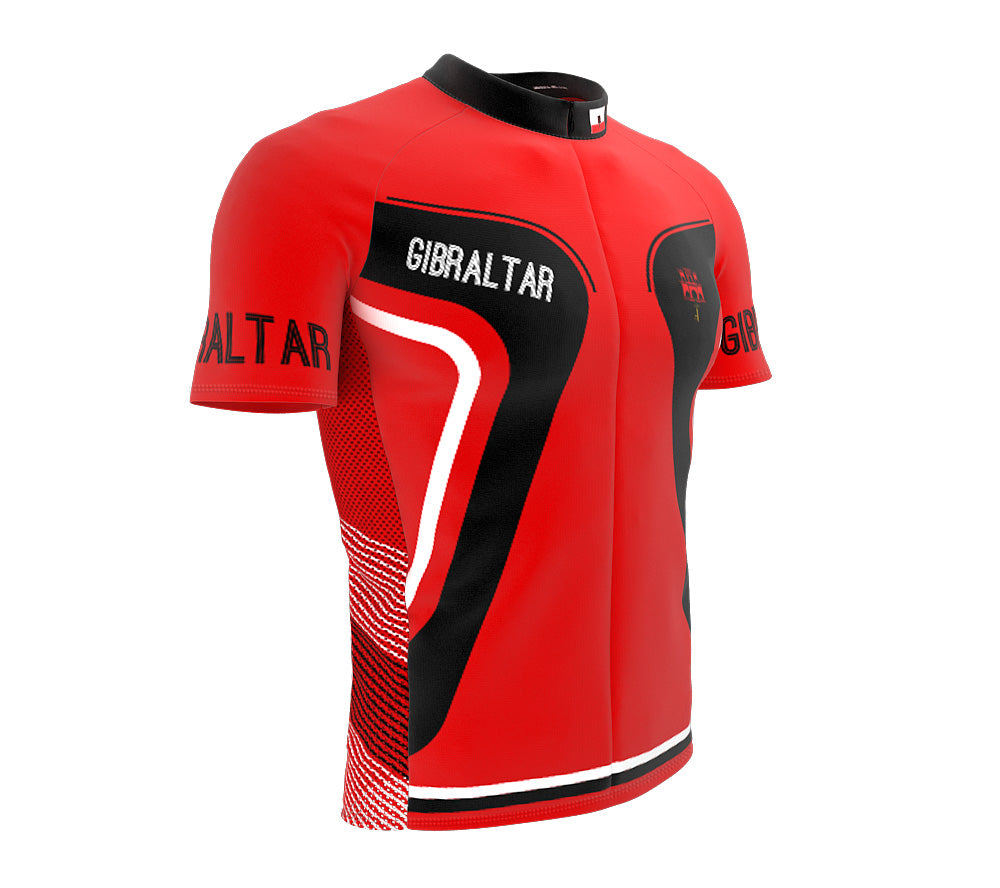 Gibraltar  Full Zipper Bike Short Sleeve Cycling Jersey