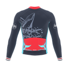 ScudoPro Pro Thermal Long Sleeve Cycling Jersey Georgia USA state Icon landmark identity  | Men and Women