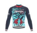 ScudoPro Pro Thermal Long Sleeve Cycling Jersey Georgia USA state Icon landmark identity  | Men and Women