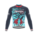 ScudoPro Pro Thermal Long Sleeve Cycling Jersey Georgia USA state Icon landmark identity  | Men and Women