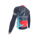 ScudoPro Pro Thermal Long Sleeve Cycling Jersey Georgia USA state Icon landmark identity  | Men and Women