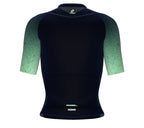 Scudopro Pro-Elite Short Sleeve Cycling Pro Fit Jersey Gradient Intense Aqua for Women