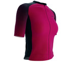 Scudopro Pro-Elite Short Sleeve Cycling Pro Fit Jersey Gradient Intense Grape for Women