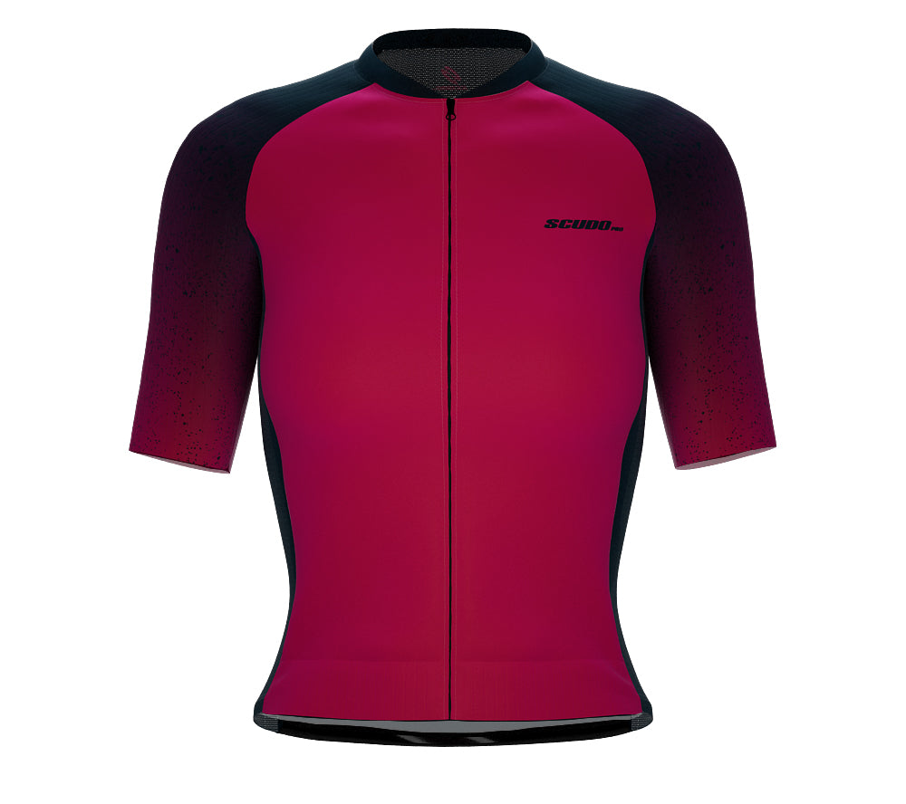 Scudopro Pro-Elite Short Sleeve Cycling Pro Fit Jersey Gradient Intense Grape for Women