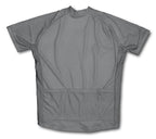 Gray Short Sleeve Cycling Jersey for Men and Women